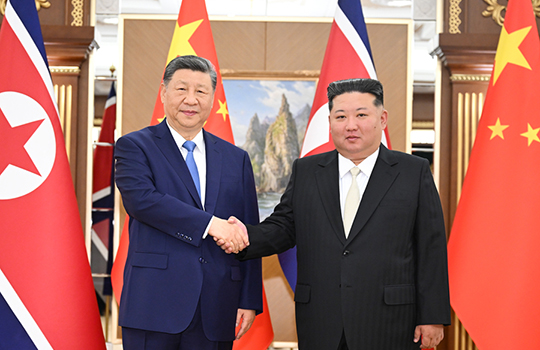 습근평 김정은과 회담