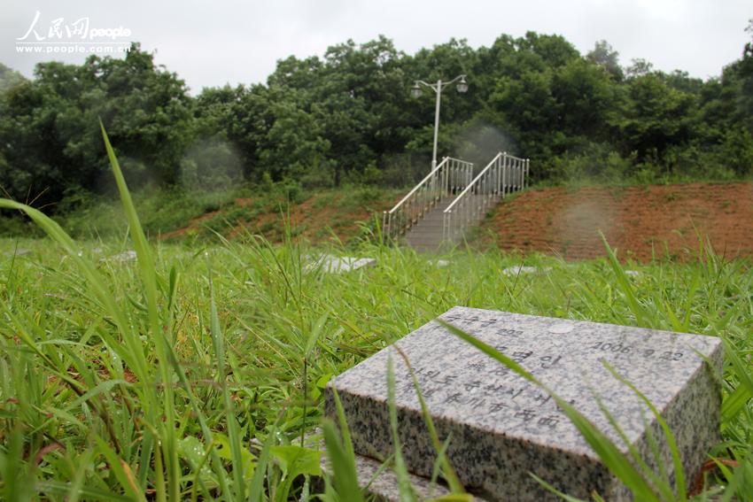 한국 유일한 중국인민지원군 묘지 참배