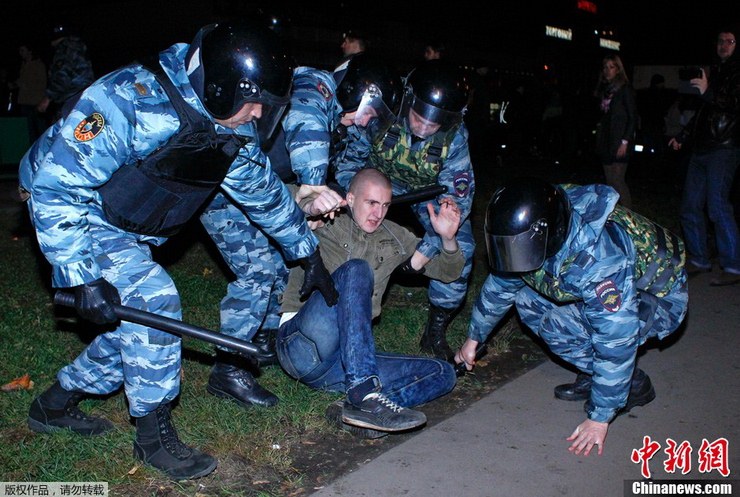 [포토]모스크바 대규모 폭동사건 발생