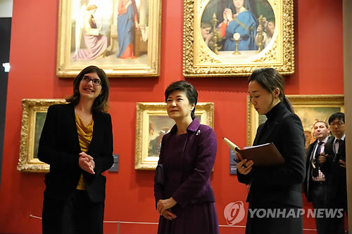 박근혜 빠리오르세미술관 방문, 문화외교 나타내