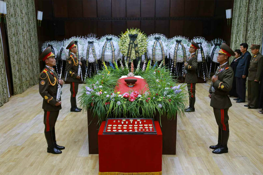 조선 김정은 핵개발 주역 전병호 장례식 참석