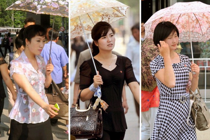 일본매체: 류행을 따르는 조선녀성 많아져, 네일과 양산 생활화