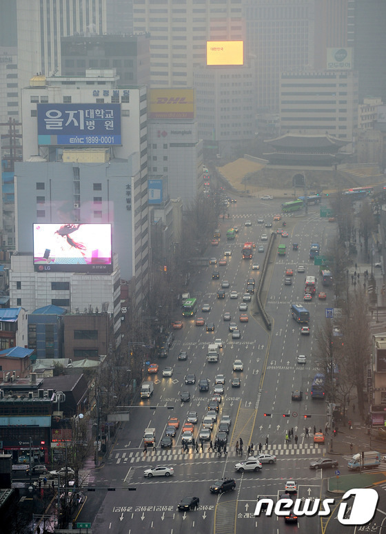 서울 어제 짙은 안개 자욱, 가시거리 단지 1km