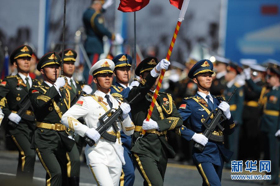 모스크바 조국보위전쟁 70주년 열병식 총 리허설 진행