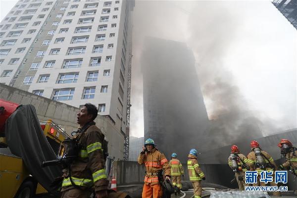 한국 세종시 공사현장 화재, 중국인 1명 사망