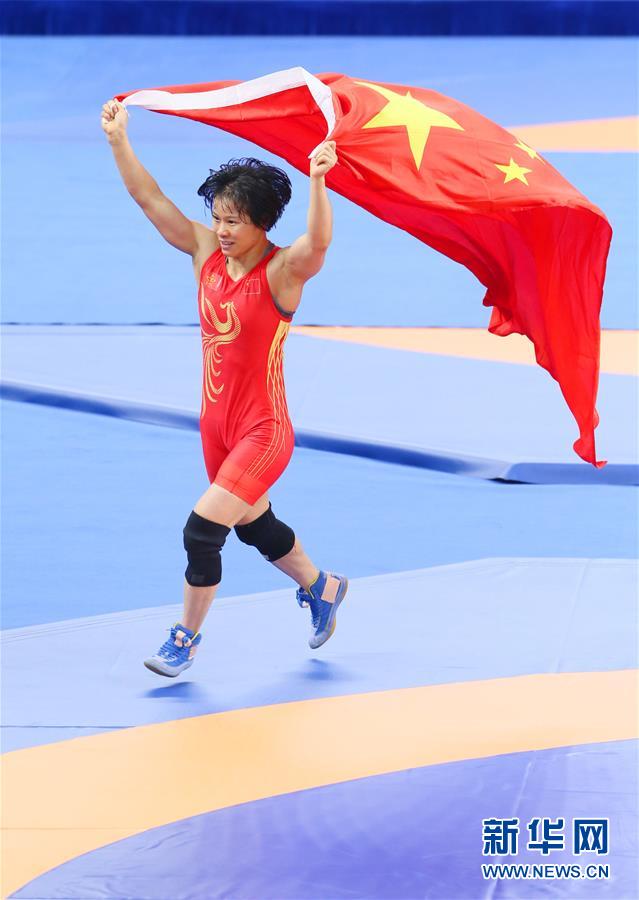 리옥연, 녀자 자유형 씨름 50 킬로그람급 결승전 금메달 획득
