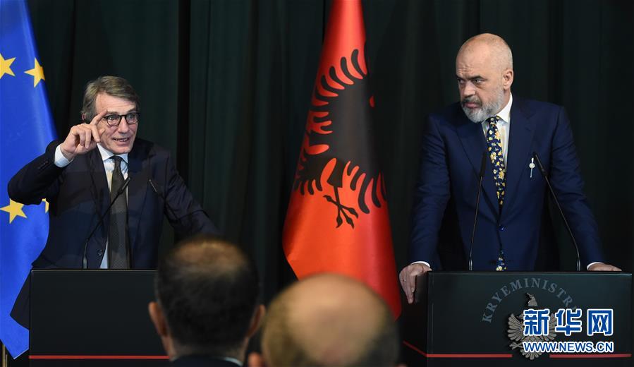 유럽의회 의장, 알바니아 유럽련합 가입담판 개시 지지한다고 밝혀