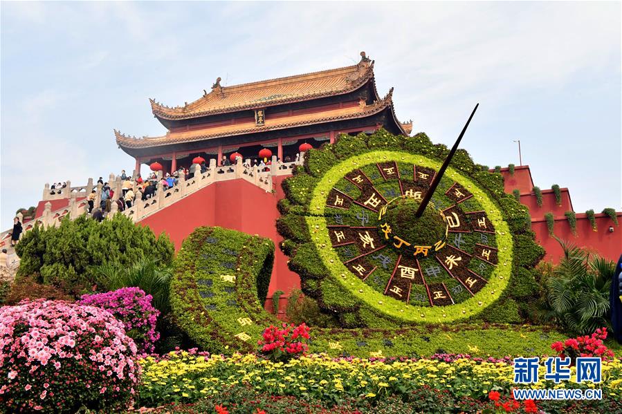 중국 개봉 제38회 국화문화축제 개막