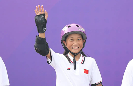 13세 소녀, 중국 아시안게임 사상 최연소 챔피언으로